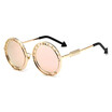 SHAUNA Unique Clock Sharp Women Round Sunglasses Oversize Fashion Men Blue Gradient Lens Glasses UV400