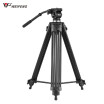 Weifeng WF 717 18m Professional Aluminum Alloy Camera Camcorder Video Tripod with Fluid Hydraulic Head for Canon Nikon Sony Max