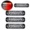 Car side light ultra-thin white red warning light truck in the network strobe light
