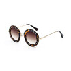 SHAUNA Trending Little Bee Decoration Candy Color Women Round Sunglasses Fashion Men Glasses UV400