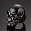 A punk headband Black skull ring is available in 2 colors