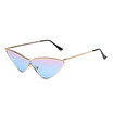 SHAUNA Fashion Candy Color Women Sunglasses CatEye retro Ladies Shades Red Tinted Lens UV400