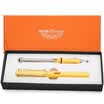 Hero HERO 359 suits positive color series pen double pen tip F tip ballpoint pen yellow