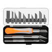 Jimmy home JM-G12009 16 pieces carving knife set precision craft carving knife aluminum alloy engraving pen engraving knife lettering knife pattern knife SK5 multi-tool knife