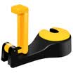 Asiento de auto multifunción creativo para el soporte de gancho para automóvil YUECAR detrás del soporte de gancho del asiento de instalación única negro y amarillo