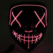 Party LED Cold Light Flash Grimace Fluorescent Mask Festival Performance Party Glowing Masks Decoration