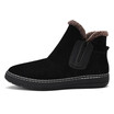 Winter Men Warming Boots Outdoor Antiskid Slip-on Plus Fur Winter Trekking Sports Soft Comfortable Shoes