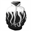 QYDM0276Mens Hoodie 3D Printed Women Pullover Sweater