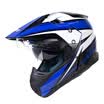 MT HELMETS 628A motorcycle helmet double lens off-road helmet winter personality cool men&women rally car full helmet helmet white blue double L code