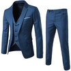 AOWOFS high quality business casual suit three-piece groom groomsmen wedding suit suit XY05