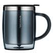 OPUSTAR simple office cup men&women large capacity stainless steel mug desktop mug water cup 420ml blue