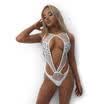 USA Women Lace Rhinestone Crystal Diamond Push-up Bikini Set Swimsuit Swimwear