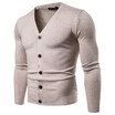 AOWOFS Explosive Pure Knitwear Slim Long Sleeve V-neck Knit Cardigan YM011