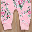 Kids Baby Girls Floral Jumpsuit Romper Long Sleeve Clothes Casual Outfits Pink