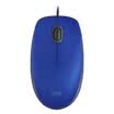Logitech M110 wired mute mouse blue three-year warranty