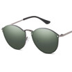 2018 New Arrival Fashion sunglasses for women Oval Metal popular eyewear accessory for travel round female sun glasses