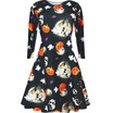 Halloween print dress
