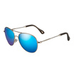Wei Gou&39s VEGOOS 3083 polarized sunglasses women&39s toad mirror bright color driving mirror sunglasses silver frame mirror mercury