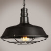 Baycheer HL454208 Industrial Pendant Light in BarnWearhousevintage Style with 1417W Metal Shade Black