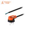 Baoer Xingke 10A three core three plug bare wire tail office home industrial switch adapter cable extension cord black orange 5 m 3PG-MP00004 MPCTTE0050