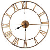 185 Inch 3D Large Iron Retro Decorative Wall Clock