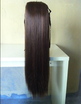 Natural Synthetic Wig Straight Black 30 inches Long Hair Party Wigs For Women