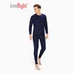 INTERIGHT Mens Elastic Round Neck Printed Underwear on Green XXL