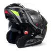 MT HELMETS 972 motorcycle helmet double lens open face helmet winter men&women warm full face helmet electric car helmet matte black&yellow shadow L code