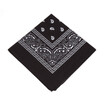 1PC Unisex Hip Hop Black Paisley Bandana Headwear Hair Band Scarf Neck Wrist Wrap Band Headtie Square scarf High quality