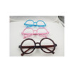 Large Korean decorative circular frame glasses frames