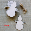 10pcs Christmas Tree Decorations Wooden Pendants Crafts Scene Layout Hanging Ornaments Party Wedding Holiday Adornment