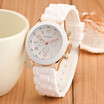 New Men Women Geneva Silicone Rubber Jelly Gel Quartz Analog Sports Wrist Watch