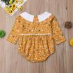 Newborn Infant Baby Girl Floral Cotton Clothes Bodysuit Romper Jumpsuit Outfits