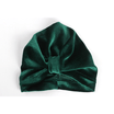 Girl Baby Bow Beanie Cap Toddler Infant Velvet Turban India Hat Hair Accessories