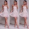 New Short Lace Bridesmaid Formal Ball Gown Cocktail Evening Party Prom Dresses