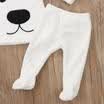 Newborn Baby Girl Boy Fluffy Long Sleeve Top Pants 3Pcs Outfits Set Warm Clothes