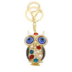 Crystal Colored Diamond Owls Charms Twinkle Night Owl Phone Case Straps Shining Rhinestones Keychain Glittered Diamonds Pendant