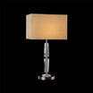 Baycheer HL307679 Gorgeous Table Lamp Adorned with Eye-catching Rectangle Fabric Shade&Clear Crystal Center
