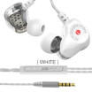 STONEGO Stereo In-Ear Earphones Dual Driver Headphones Runner Headset Sweatproof Earbuds Heavy Bass HD Sound Wired Control wMic