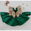 Christmas Kids Baby Girl Sequins Bowknot Dress Wedding Party Princess Dresses
