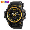 UK SKMEI Men LED Digital Alarm Date Military Sports Army Waterproof Quartz Watch