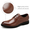 CAMEL CROWN Dress Shoes for Men Oxford Leather Classic Casual Lace-up Shoe