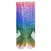 3D Women Girls Mermaid Print Socks High Knee Beach Cosplay Costume Stockings