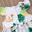 Hot Summer Kids Girl Baby Casual Sleeveless Floral Cotton Princess Dress Clothes