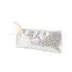 Cute Sequins Embroidery Student Pencil Case Makeup Pouch Cosmetic Pencil Bags