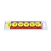 Ou Di office officedepot magnetic particles smiling face magnetic paste white board magnetic buckle magnets 30mm yellow 6 tablets card DM2314