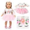 Pink sport dress Doll Clothes for American girl doll of 18 inch doll accessories