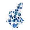 Fashion Newborn Baby Girl Rose Flower Off Shoulder Romper Sunsuit Outfit Clothes