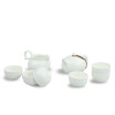 Dehua kiln white porcelain xishi tea set