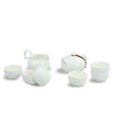 Dehua kiln white porcelain xishi tea set